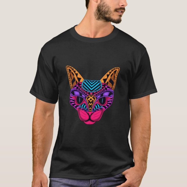 Camiseta Arte para gatos (Frente)