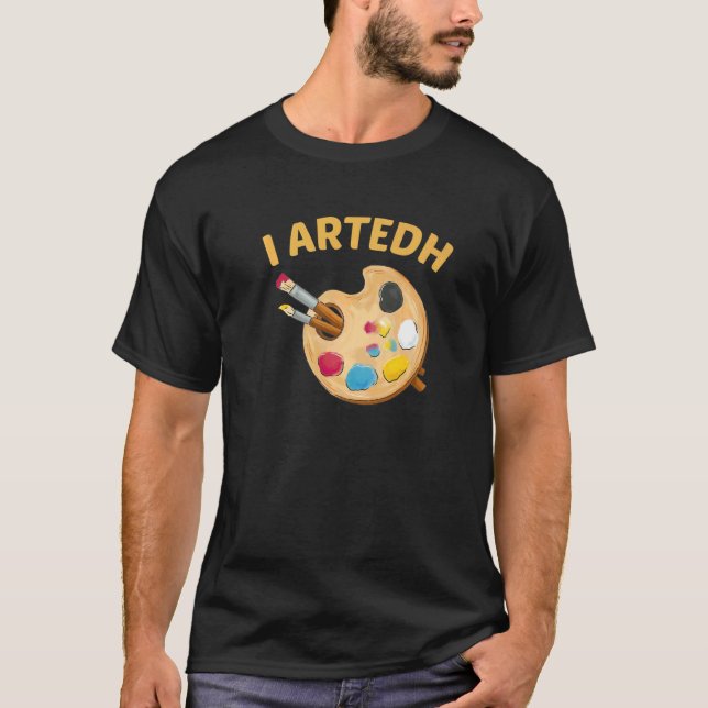 Camiseta Arte para professores e professores (Frente)