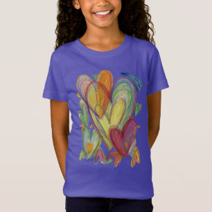 Camiseta Arte Personalizada de Artes do Arco-Íris Amante