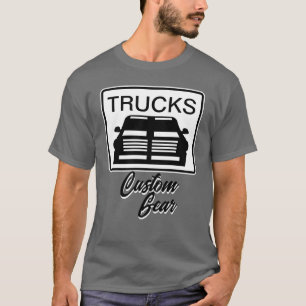 Camiseta Arte Personalizada de Caminhões