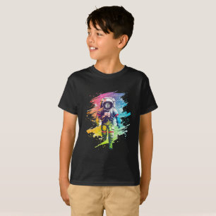 Camiseta Arte personalizada do astronauta fotográfico