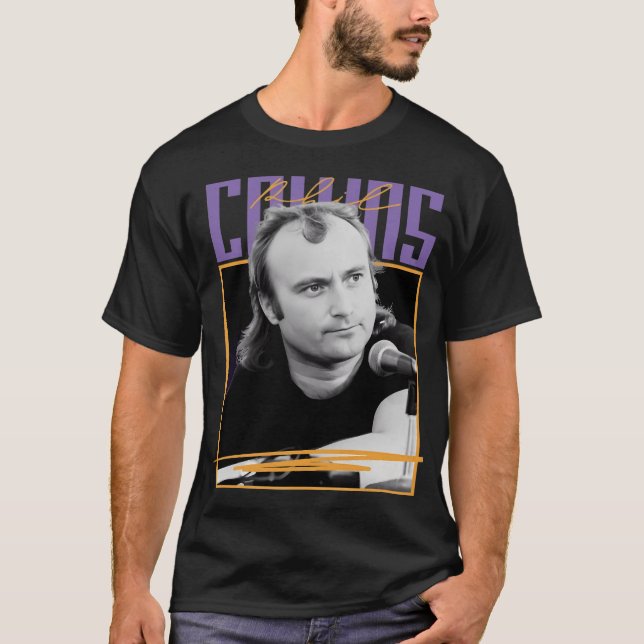 Camiseta Arte - Phil Collins (Frente)