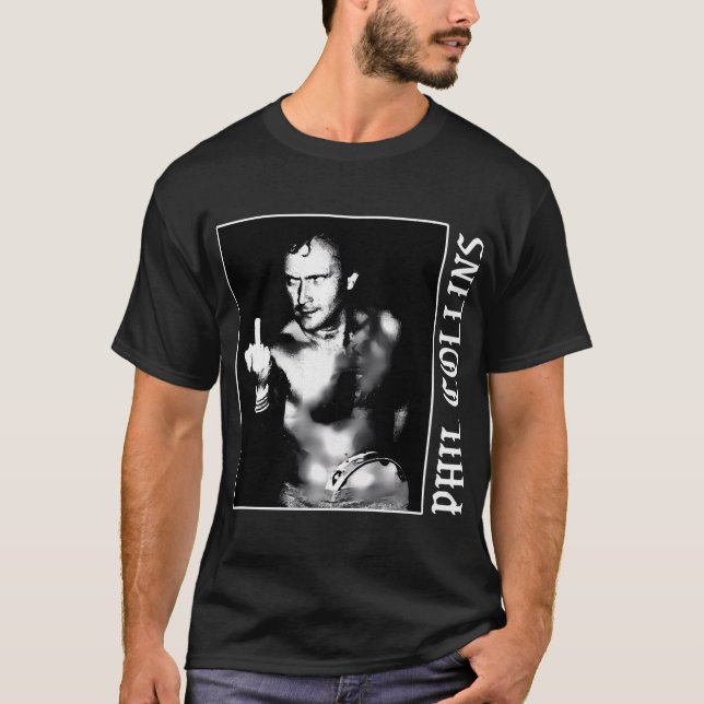 Camiseta Arte - Phil Collins (Frente)