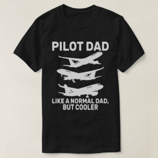 Camiseta Arte-Piloto Funny Para Aviões-Piloto De Pai