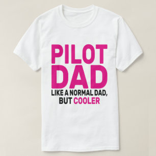 Camiseta Arte-Piloto Funny Para Aviões-Piloto De Pai