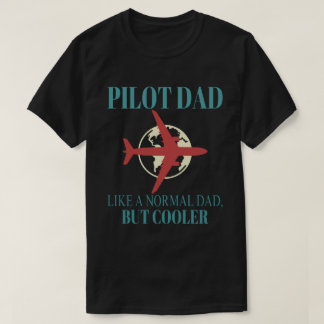 Camiseta Arte-Piloto Funny Para Aviões-Piloto De Pai