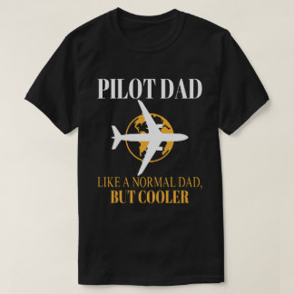 Camiseta Arte-Piloto Funny Para Aviões-Piloto De Pai