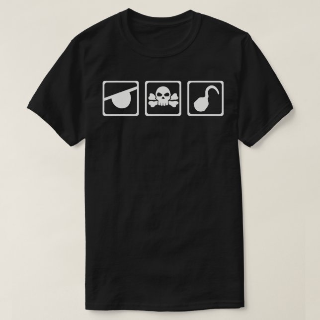 Camiseta Arte pirata 1 (Frente do Design)