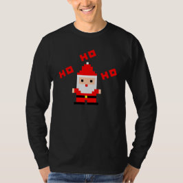 Camiseta Arte Pixel de Papai Noel 3