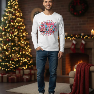 Camiseta Arte Pop Comix de Natal Explode