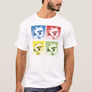 Camiseta Arte Pop da Pomerânia