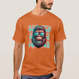 Camiseta Arte Pop de Cômico de Estilo Retro Squatch Vintage