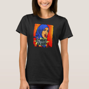 Camiseta Arte Pop de Fraude Somali  