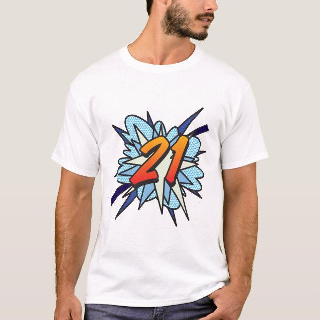 Camiseta Arte Pop de Quadrinhos 21 (Frente)