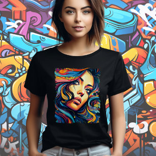 Camiseta Arte Pop Feminina