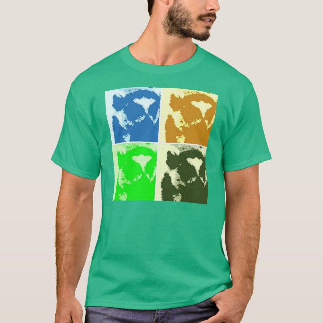 Camiseta Arte Pop Lêmure (Frente)