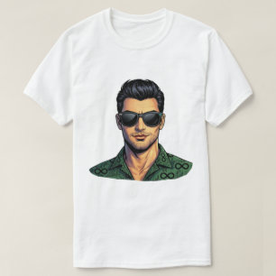 Camiseta Arte Pop Neurodiversidade Homem ADHD Autismo Orgul