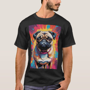 Camiseta Arte Pop Pug