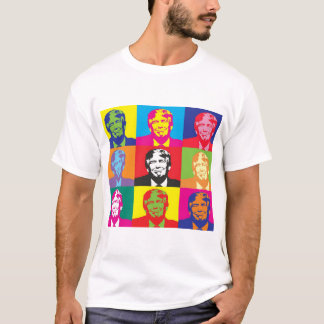 Camiseta Arte Pop Retro de Donald Trump Grade Política Gráf