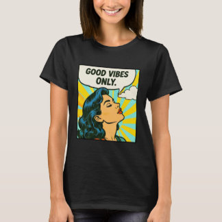 Camiseta Arte Pop “Só Vibrações Boas”