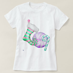 Camiseta Arte popular da rareza do Natal de O