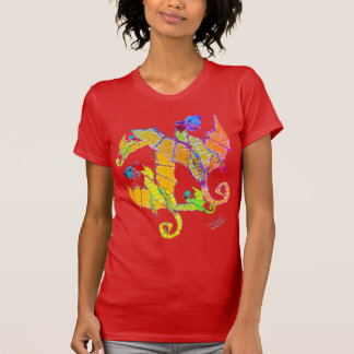 Camiseta Arte por Micheal Raglan Dragon Shirt