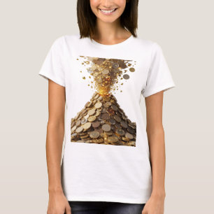 Camiseta Arte Prata ARTE ABSTRATA Impressão de Moda v2