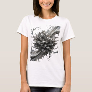 Camiseta Arte Prata ARTÍSTICA Arte Vestível ABSTRACTA