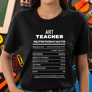 Camiseta Arte Professora Nutrição Fala T-Shirt Engraçado