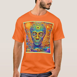Camiseta Arte Psicodélica da Mente