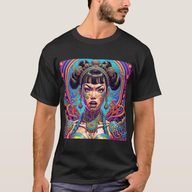 Camiseta Arte Psicodélica Diz o que!  (Frente)