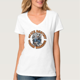 Camiseta Arte Rebelde do Bulldog Ciclista Cibernético
