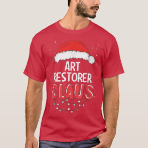 Camiseta Arte Restorer Santa Claus Fora de Natal