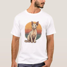 Arte Retro de Gata Sphynx Mãe Vintage
