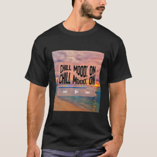 Camiseta Arte Retro de Praia com Humor Relaxado