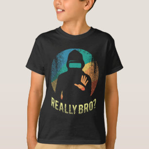 Camiseta Arte Retro Distorcida Gráfica de Realidade Virtual