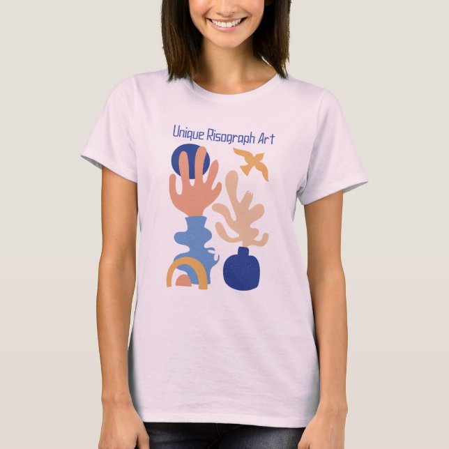 Camiseta Arte risográfica Única (Frente)