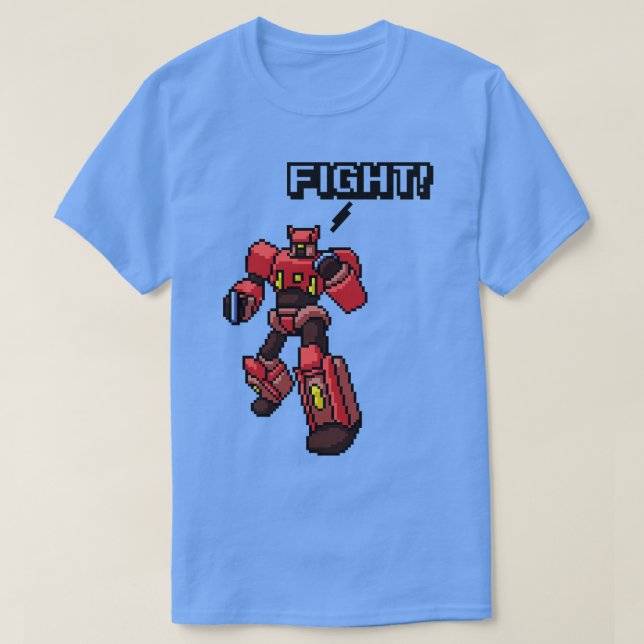 Camiseta Arte Robot Pixel (Frente do Design)