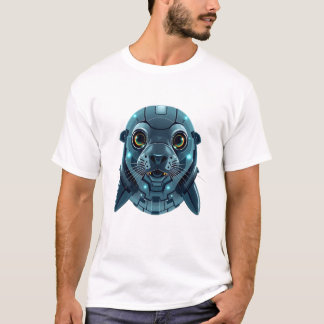 Camiseta Arte Robótica Seal Face