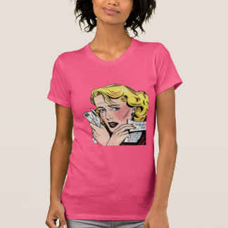 Camiseta Arte romântica do vintage - primeiro romance