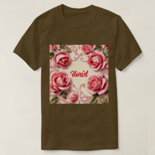 Camiseta Arte Rosa Nouveau Florist T-Shirt