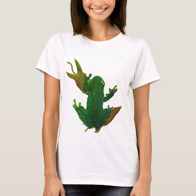 Camiseta Arte Sapo Verde (Frente)