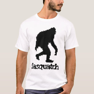 Camiseta Arte Sasquatch do pixel