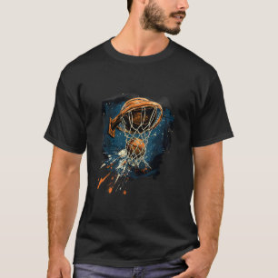 Camiseta Arte Sketll Slam Dunk Splash Jogador Sketll Aro