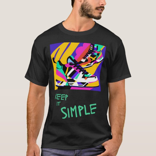 Camiseta Arte Sneaker - Pop (Frente)