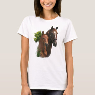 Camiseta Arte sobre cavalos