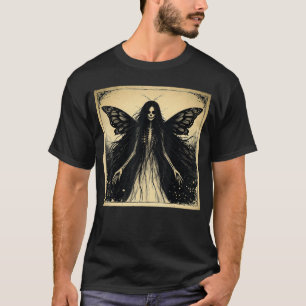 Camiseta Arte sombria gótica de fada etérea Estética Grunge
