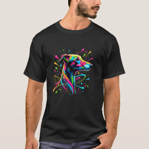 Camiseta Arte Splash Galgo Italiano Galgo Italiano Ig