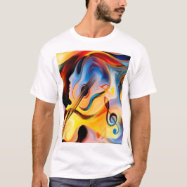 Camiseta Arte temática musical