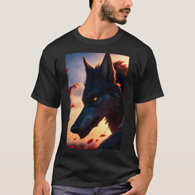 Camiseta Arte Therian Furry Furry legal Werewolf (Frente)